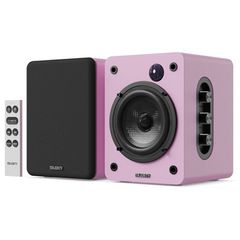 Bluetooth Bookshelf Speakers Pink 60W
