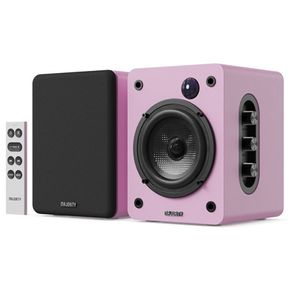 Bluetooth Bookshelf Speakers Pink 60W
