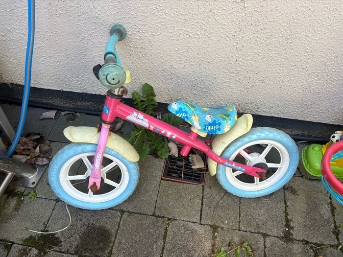 peppa pig balance bike