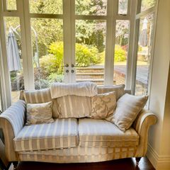 Traditional roll-arm sofas 450 each