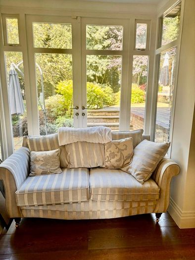 Traditional roll-arm sofas 450 each
