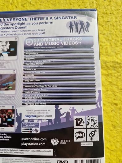 Singstar Queen PlayStation2 Ps2 Games Original