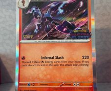 pokemon card ceruledge staff promo