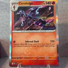 pokemon card ceruledge staff promo
