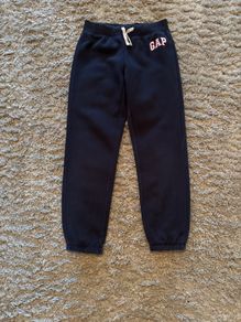 Girls Gap navy tracksuit bottoms age 8
