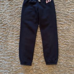Girls Gap navy tracksuit bottoms age 8