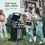 All-Weather Premium BBQ Cover (58" - 147cm) - Double-Layer 600D Oxford Fabric - 100% Waterproof Barbecue Cover With Air Vents - Large Grill Cover Featuring Dual Handles & Straps Image 6