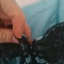 black lace strapless dress Image 6