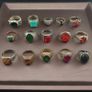 Antique Brass Rings Lot of 15 Mixed Vintage Collectible Rings Image 3