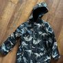 Dinosaur themed boys rain jacket Image 3