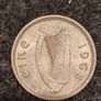 1968 Ireland 3d Threepence Last Year of issue Hare VF Image 2