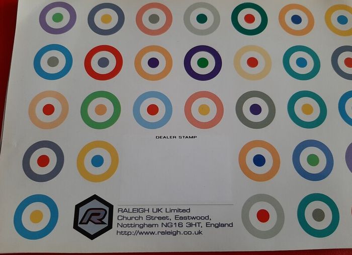 Vintage Raleigh catalogue