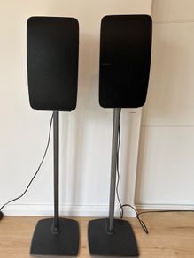 Pair of Sonos Five + Stands