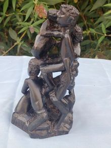 Vintage Makonde carved wooden tree of life