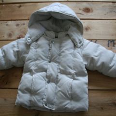 TRUSSARDI baby white winter jacket 6-9 months