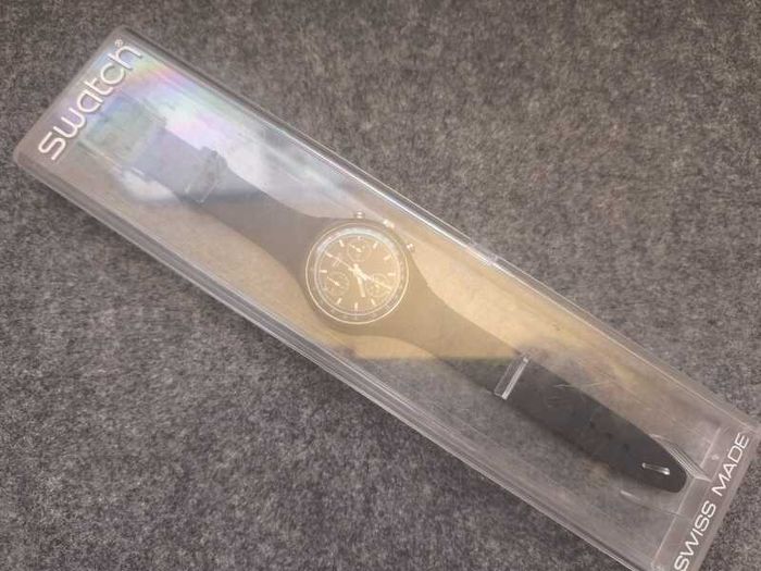 Rare Vintage Swatch Chrono Black Friday SCB100