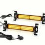2pcs ( Amber & white) or ( All Amber) Flashing Emergency LED lights Image 7