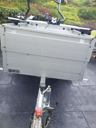 Anssems GT750 Trailer with Lockable Hard Lid & Thule Bike Rack System