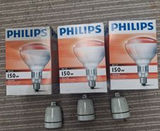 Infra Red Lamps With Holders
