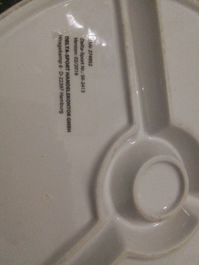 Three Compartment Serving Dish