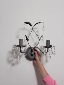 Wall lamp for two lights