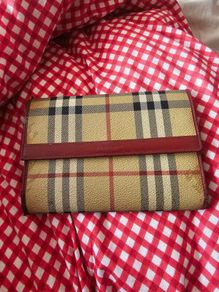 vintage burberry wallet
