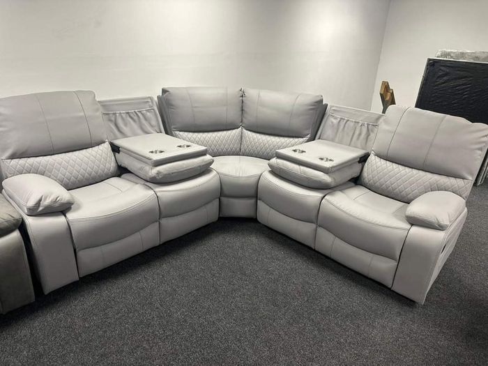 Rita Corner Leather Manual Recliners