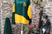 Vintage 1994  TEC VOC Handball Varsity Top Size medium/ large  Light weight  Quater zip overhead top