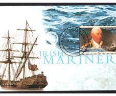 2003 Ireland Irish Mariners Commemorative Stamp Miniature Sheet Fine Used with clear Dublin cancel