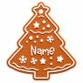 Personalised Gingerbread Christmas Gift Tags, Set of 8 3D Image 8