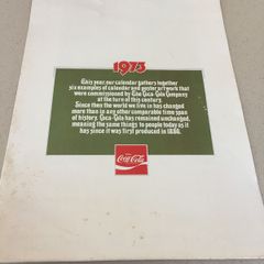 Coca Cola 1973 Calendar Super rare
