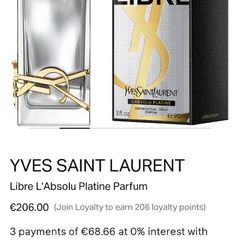 YSL Libre Absolu Platine 90ml parfum for her