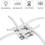 SALE | LED Ceiling Light, Elegant Curved Design 4 Built-in LED Boards, 28W Cool White Light 6000K,Modern Ceiling Fixture for Living Rooms, Kitchen Hallway and Bedroom,2000 Lumens Image 4