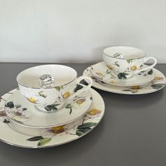TeaCups Saucers Plates Jane Asher Influence Camellia