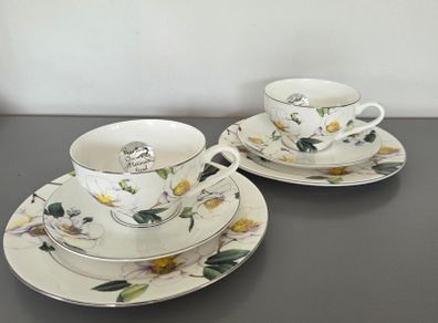 TeaCups Saucers Plates Jane Asher Influence Camellia