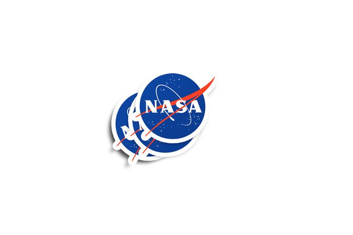 NASA Glossy Sticker 2-Pack