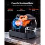Chop Saw, 355 mm Stainless Steel Cold Cut Blade, 3500 W Powerful Brushless Motor, 750-1200 r/min Adjustable Speed, Metal Cutting Chop Saw for Metal Square and Flat Tubes, I-Shaped Steels Image 7