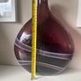 Purple Glass Vase Image 5