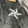 Corteiz C-Star Embroidered Black Denim Jeans Image 3