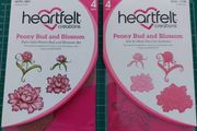 Heartfelt- die and stamp set- Peony bud