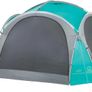 Gazebo Event Dome Shelter, L 3,65M x 3,65M for Festivals, Garden and Camping, Sturdy Steel Poles Construction, Large Event Tent, Shelter with Sun Protection SPF 50+, L, Blue Image 3