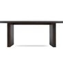 210cm Dark Brown Oak Dining table, Ex Display Like New Image 10