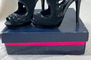 Buffalo London  Black Genuine leather Platform Heels, size 39