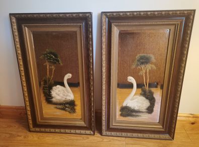 Antique Mirrors - Matching Pair