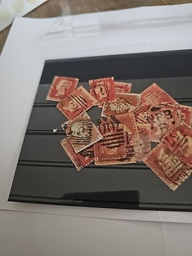 Extremely Rare penny red stamps..Irish cancellation..Dublin..county Meath...and more