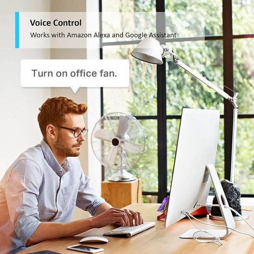 (2-Pack) Smart Plug, Wi-Fi Plug, App Remote Control, Alexa Plug, Voice Control with Alexa & Google, Away Mode, Scheduling & Timer, Device Sharing, Easy Set Up, Multiple Safety Guarantees