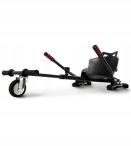Adjustable Go Kart HoverKart Hoverboard Seat black