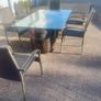 whiskey barrel outdoor table Image 6