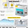 6.5L Ultrasonic Cleaner Jewelry Cleaner with Heater Timer for Jewelry Cleaning Knob Control Image 2