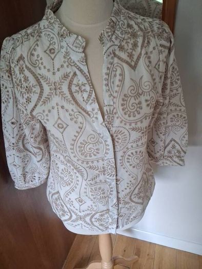 Beautiful New Smashed Lemon Embroidery Anglaise Top Size 10